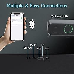 HI-PLANX Speakers with Phone Holder,Stereo Sound