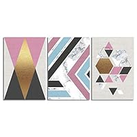 signwin-3 Piece Canvas Wall Art-Modern Nordic Style-Canvas Prints Home Artwork Decoration for Living Room,Bedroom - 16