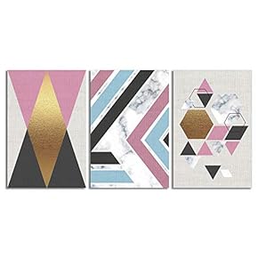 signwin-3 Piece Canvas Wall Art-Modern Nordic Style-Canvas Prints...