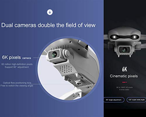 Mini Drohne mit Kamera HD F10, 6K Pro 120° Weitwinkel Faltbar Dual Camera RC Quadcopter mit GPS, 5G WIFI FPV… – Bild 7