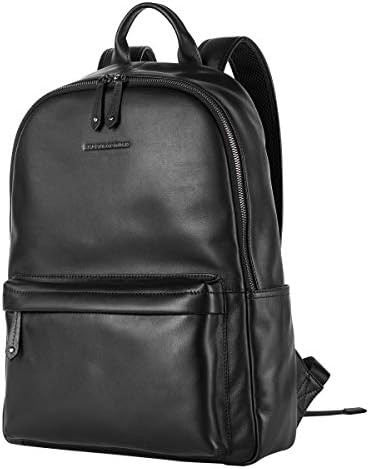 supreme black leather backpack