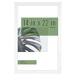 MCS Studio Gallery Frame, White Woodgrain, 14 x 22