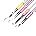 Ahier 4PCS Eyeliner Brushes, Eyeliner Design Makeup Brush Pen, Eyeliner Dotting Painting Drawing Brushes Pen 5/9/11/20mm