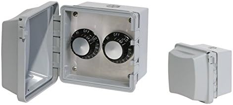 Infratech Exterior Wall Mount Dual Heat Regulator with Waterproof Cover