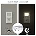 DEWENWILS Plug in LED Night Light with Light Sensor, Warm White, Dusk to Dawn Sensor, Flat Nightlights for Kids, Adults, Hallway, Bathroom, Bedroom, UL Listed, 4 Pack