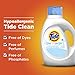 Tide Free and Gentle HE Liquid Laundry Detergent, 2 Pack of 50 oz., Unscented and Hypoallergenic for Sensitive Skin, 64 Loads