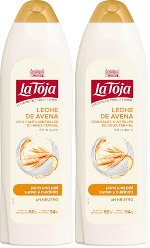 La Toja Oat Milk Shower Gel, Give Your Skin the Care and Softness It Needs, Nourished and Protected Skin, 600 ml (Pack of 2)