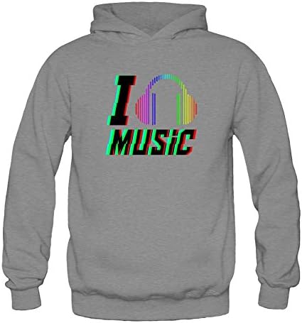 Fastty Women's Music is My Life DIY Sweatshirts Hoodie
