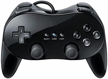 Vikoto Classic Black Wired Pro Game Controller Remote for Nintendo Wii