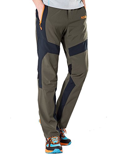 Army Green Sunscreen Trouser for Boy with Stretch Waist for Running and Gliding by Makino (Army Green M)
