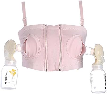 Detach Couture Hands Free Adjustable Pumping Bra - XS - M, Soft Pink