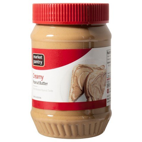 Market pantry creamy Peanut Butter 16oz (492120204244)