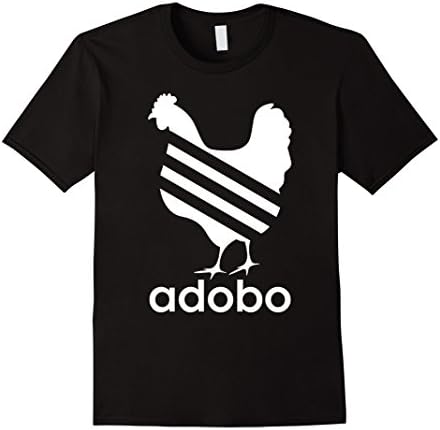Men's Chicken Adobo T Shirt Funny Filipino Pinoy Humor Philippines Medium Black