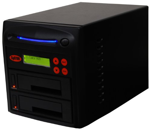 Systor 1:1 HDD/SSD Hard Drive Duplicator - 9GB/Min - Standalone Copier & Eraser/Sanitizer for Multiple SATA 3.5 Disk & 2.5 Solid State Drives - Copy Speeds of up to 150MB/Sec (SYS201HS-DP)