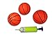 Toys+ 3 Pack! Inflatable Mini Basketballs Includes Pump and Needle Magic Shot Pro Mini Hoop Basketballs