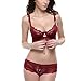 Shitagi New Intimates Underwear Women Fashion Bra Set Sexy Lace Bra and Brief Set Transparent Underwear Set