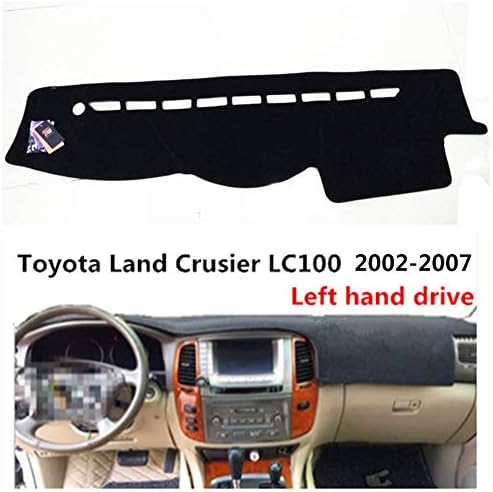 HCDSYSN car dashboard mat,For Toyota Land Cruiser LC100 2002 2007 Left hand drive Auto dashboard rug cover