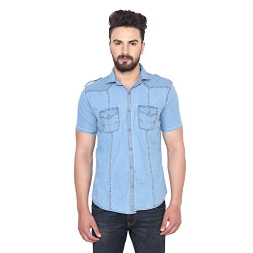 half sleeve denim shirts