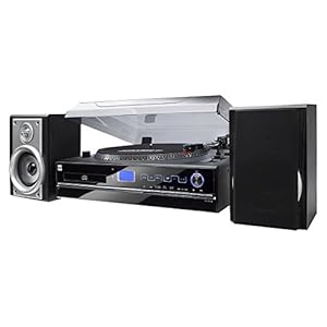 Stereo systeem – draaitafel – 33/45 rpm – compact systeem – radio – CD speler – MP3 – cassette – USB – SD…