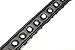 BINGPET BA2006 Real Split Leather Studded Pet Dog Collar Black