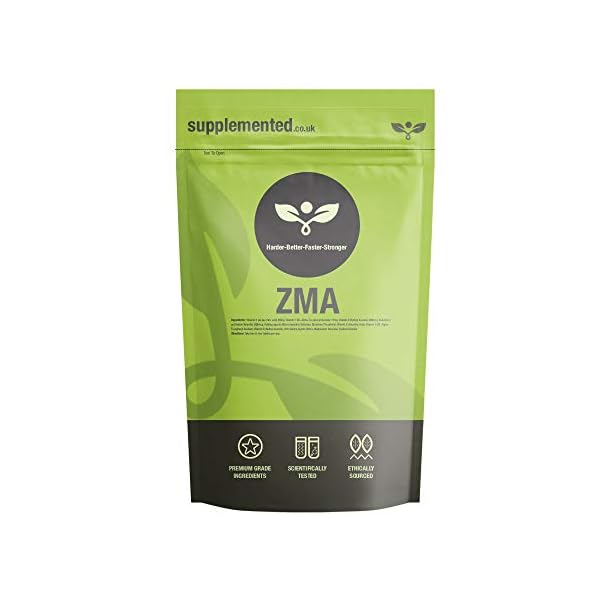 ZMA 180 Capsules Zinc, Magnesium, Vitamin B6, Sleep Aid, Recovery UK Made. Pharmaceutical Grade Supplement