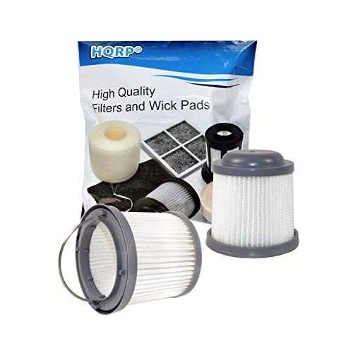 HQRP 2-Pack Washable Filter Compatible with Black & Decker BDH2000PL, BDH1600PL, BDH2020FLFH, BDH1620FLFH, BDH2020FL Flex Lithium Pivot Vac Vacuums