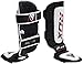 RDX Shin Guards for Kickboxing, Muay Thai, MMA Fighting and Training, Cowhide Leather Instep Leg Protector Foam Pads for Sparring, Martial Arts, Protective Gear for BJJ and Boxing