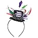 amscan Sparkling New Year Hat Headband Multi Color, 9