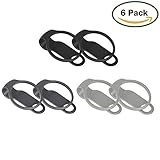 Misfit Flash Clip Clasp By Allrun, 3pcs/6pcs/9pcs Replacement Clip-Clasp for Misfit Flash (No Tracker, Clip Clasp Only) (Pack of 6)