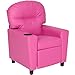 Best Choice Products Kids Furniture Recliner Chair with Cup Holder- Pink