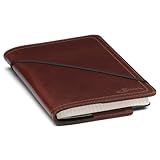 Saddleback Leather Medium Moleskine Cover in Chestnut: Full Grain Leather with 100 Year Warranty