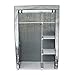 Portable Non Woven Closet Canvas Wardrobe 5 Shelves Rack Storage Hanger, Big Ben by EBS