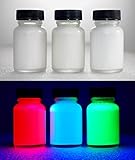 Invisible Transparent UV Reactive Water Based Blacklight Paint - Blue