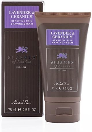 St. James of London Shaving Cream Travel Tube (Lavender & Geranium) by St James of London