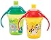 Munchkin Click Lock Bite Proof Soft Spout Trainer Cup, Green/Yellow, 7 Ounce, 2 Count