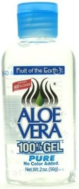 Fruit of the Earth Aloe Vera 100% Gel, 2 Oz by Fruit of the Earth