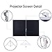Cloud Mountain Projector Screen with Stand 100 inch 16:9 Portable Projector screen Indoor Outdoor Tripod screen for Projector Adjustable Wrinkle-Free Foldable Projection Screen(1.3 Gain, 160° Viewing)