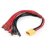 New XT60 to 3.5mm 4 w/JST wire bullet Multistar ESC Power Cable quadcopter LED