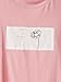 MakeMeChic Women's Daisy Print High Low Casual Short Sleeve T-shirt Pink One Size