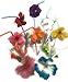 Oojami 72-Piece Luau Party Hawaiian Flower Bendable Straws - 9