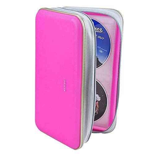 image for CD DVD Wallet, Wismart 96 Capacity Heavy Duty Sturdy DVD Storage Hard 