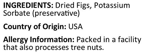 NUTS U.S. - Dried Black Mission Figs (4 LB)