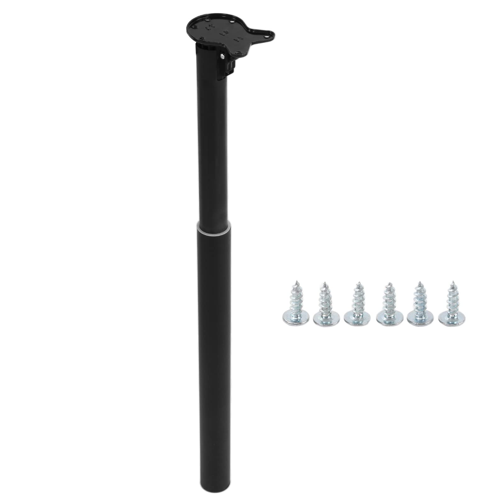 Fydun Removable Table Leg, RV Table Bracket, Height Adjustable Black Table Leg Stainless Steel Foldable Table Lifting Support for RV, Caravan, Boat, Yacht