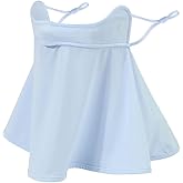 WRELS UPF 50+ Unisex Breathable Cooling Face Cover Sun UV Protection Earloop Neck Gaiter Scarf for Summer Outdoor Activities