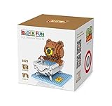LOZ Diamond Blocks Nanoblock Brown Bear Bathing Educational Toy 350pcs