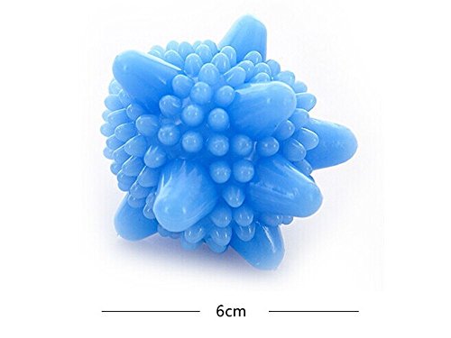 Buwico® Colorful Reusable Wash Ball, Laundry Washing Ball, Plastic Remover Balls, Dryer Balls, Solid Remover Balls for Washing Machine (6)