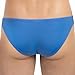 FEESHOW Men's Soft Long Sheath Sleeve Bikini Briefs Pouch Underwear G String Thongs Blue