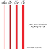 1060 Graphics 1/4“ inch Wide Premium Pinstripes/Imperial RED / 12' Vinyl Stripes/car Truck auto Vehicle Door Boat Bike Motorcycle Van Universal Sticker Custom .25