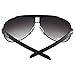 Guess Men GU6591 Aviator Fashion Sunglasses, Black/Grey