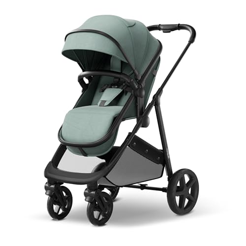 Mompush Wiz 2 in 1 Baby Stroller with Infant Pramette Mode, One Hand Fold Conve…